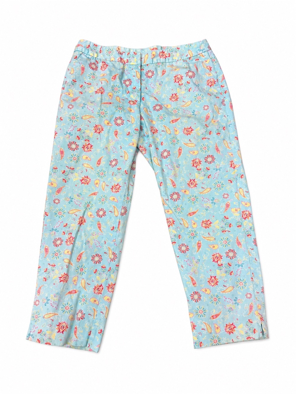 Liz Claiborne Light Blue Floral Girls Pajama Pants